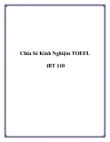 Chia Sẻ Kinh Nghiệm TOEFL iBT 110