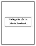 hướng dẫn xóa tài khoản fac