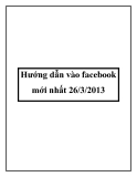 hướng dẫn vào fac mới nhất 26/3/2013