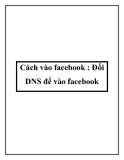 cách vào fac : Đổi dns để vào fac