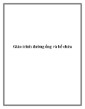 Giáo trình đường ống và bể chứa