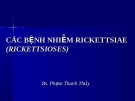 Các bệnh nhiễm Rickettsioses