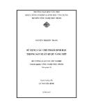 Luận văn tốt nghiệp - Đề tài: "Sử dụng chế phẩm sinh học trong sản xuất rượu vang mít"