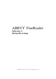 Hướng dẫn sử dụng ABBYY FineReader 11