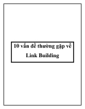 10 vấn đề thường gặp về Link Building