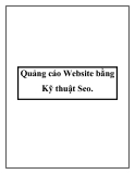 Quảng cáo Website bằng Kỹ thuật SEO