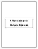 8 Mẹo quảng cáo Website hiệu quả