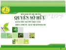 Quyền sở hữu