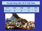 Sự gia tăng dân số ở Việt Nam