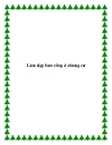 Làm đẹp ban công chung cư