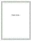 Trước và sau…