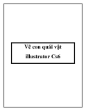 Vẽ con quái vật illustrator Cs6