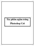 Tác phẩm ngắm trăng Photoshop Cs6