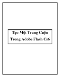 Tạo Một Trang Cuộn Trong Adobe Flash Cs6