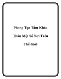 Phong Tục Tắm Khỏa Thân Một Số Nơi Trên Thế Giới