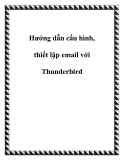 Hướng dẫn cấu hình, thiết lập email với Thunderbird