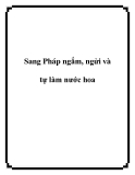 Sang Pháp ngắm, ngửi và tự làm nước hoa