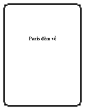 Paris đêm về