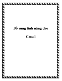 Bổ sung tính năng cho Gmail