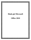 Đánh giá Microsoft Office 2010