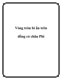 Vòng tròn bí ẩn trên đồng cỏ châu Phi