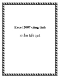 Excel 2007 cũng tính nhầm kết quả