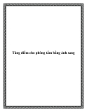 Tăng điểm cho phòng tắm bằng ánh sang