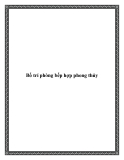 Bố trí phòng bếp hợp phong thủy