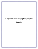 Giúp doanh nhân cải tạo phong thủy nơi làm việc