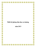 Thiết kế phòng tắm theo xu hướng năm 2013