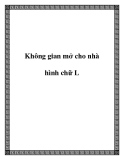 Không gian mở cho nhà hình chữ L