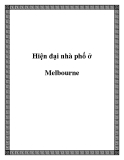 Hiện đại nhà phố ở Melbourne