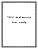 "Biến" căn hộ trung cấp thành... cao cấp