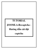 TUTORIAL JOOMLA:Recaptcha Hướng dẫn cài đặt captcha