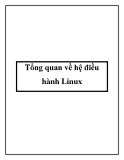 Tổng quan về hệ điều hành Linux