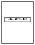 Office: 2010 vs 2007