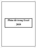 Phím tắt trong Excel 2010