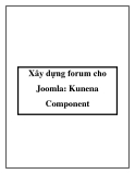 Xây dựng forum cho Joomla: Kunena Component