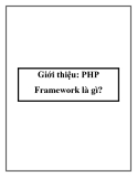 Giới thiệu: PHP Framework là gì