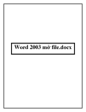 Word 2003 mở file.docx