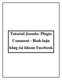tutorial joomla: plugin comment - bình luận bằng tài khoản fac