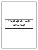 Thủ thuật Microsoft Office 2007