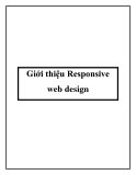 Giới thiệu Responsive web design