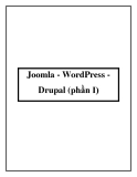 Joomla - WordPress Drupal