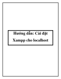 Hướng dẫn: Cài đặt Xampp cho localhost