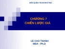 Chiến lược giá cho công ty