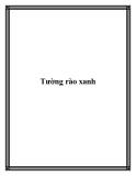 Tường rào xanh