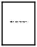 Thời của cửa trượt