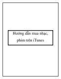 Hướng dẫn mua nhạc, phim trên iTunes