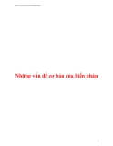 Những vấn đề cơ bản của hiến pháp